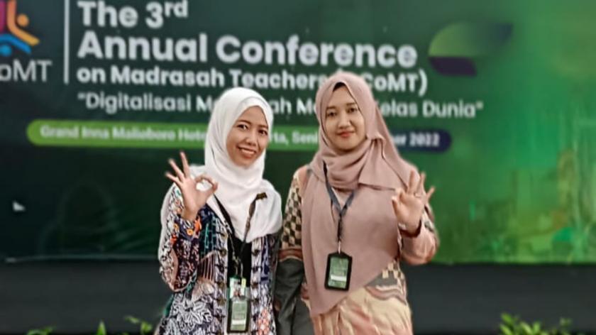 Dua Guru MTsN 3 Sleman Ikuti The 3rd Annual Conference on Madrasah Teachers 2022
