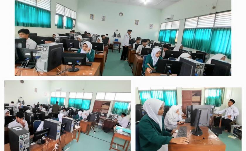 Bahasa Indonesia Awali TO PP-TKA-TKAD DIY Ke-3 di MTsN 3 Sleman, Antusiasme Siswa Mengalir Sejak Hari Pertama