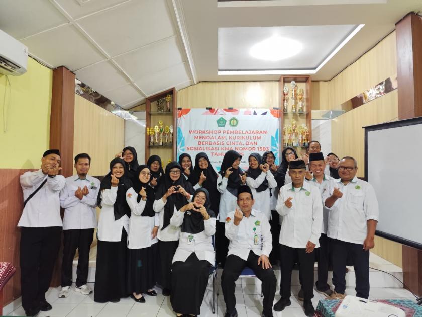MTsN 3 Sleman Gelar Workshop Pembelajaran Mendalam, KBC, dan Sosialisasi KMA 1503 Tahun 2025