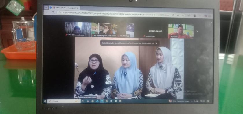 Guru dan Pegawai MTsN 3 Sleman Giat Ikuti Podcast Rubik: SKP & SPT Aman Kerja Jadi Nyaman