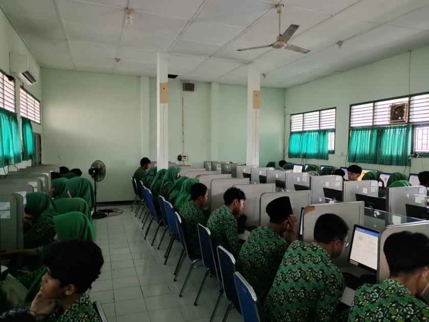 Hari Terakhir PP TKA TKAD Tahap 2 MTsN 3 Sleman Tetap Kondusif