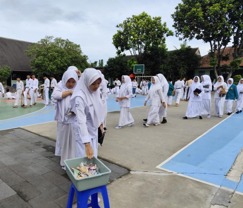 Langkah Sederhana, Makna Mendalam, Murid MTs Negeri 3 Sleman Gelar Aksi Peduli Sesama