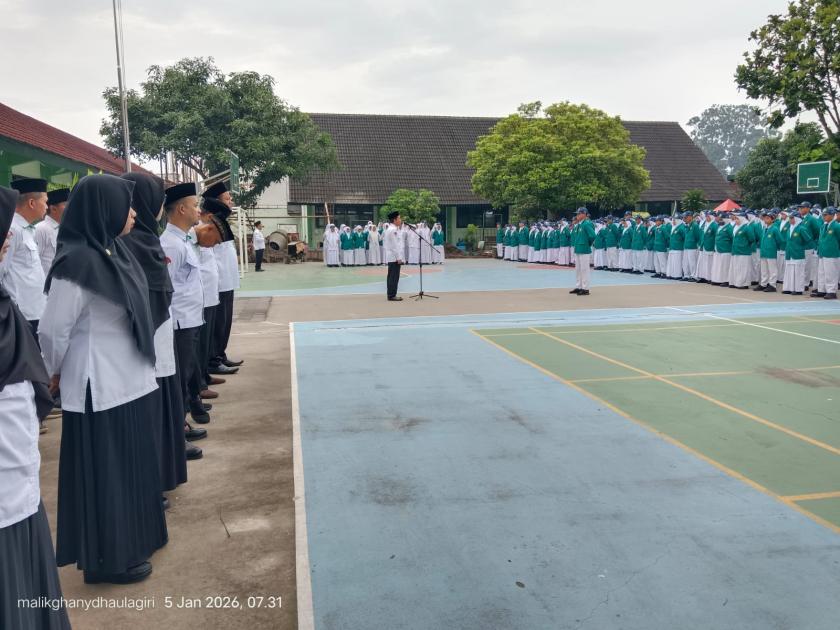 Semester Baru, Semangat Baru! Apel Perdana MTsN 3 Sleman Penuh Energi