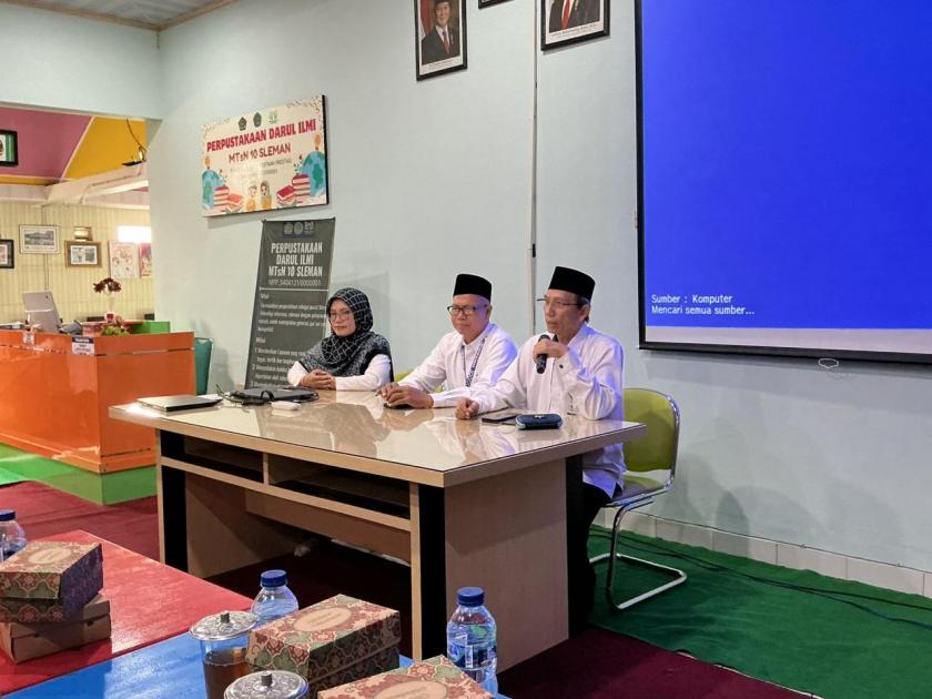 MGMP Bahasa Indonesia MTs Kabupaten Sleman Gelar Pertemuan Rutin