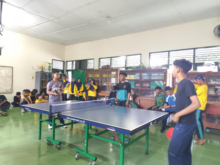 Final Tenis Meja MTsN 3 Sleman Berlangsung Seru dan Penuh Antusiasme