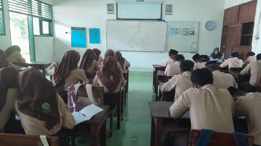 Siapkan Generasi Unggul, MTs N 3 Sleman Adakan  Simulasi TKA Siswa Kelas 9