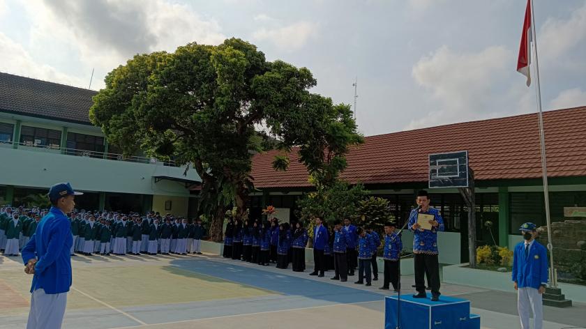 Peringati Hari Sumpah Pemuda, MTs N 3 Sleman Gelar Upacara Bendera