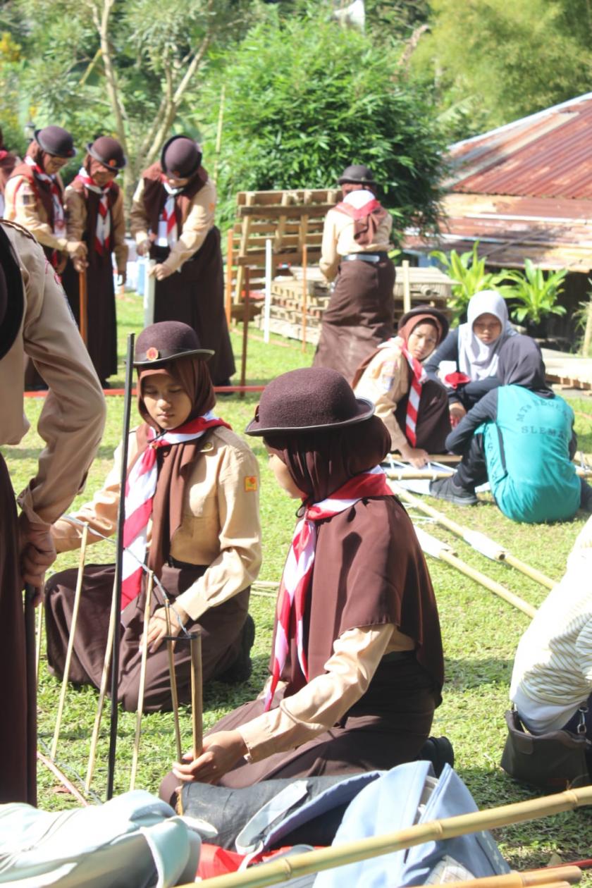 Uji Keterampilan dan Kecekatan Pramuka,  Giat Jelajah Alam Pos 3 Tampilkan PPPK