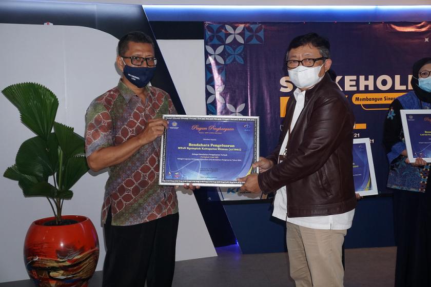 Bendahara MTsN 3 Sleman Raih Peringkat Terbaik 1