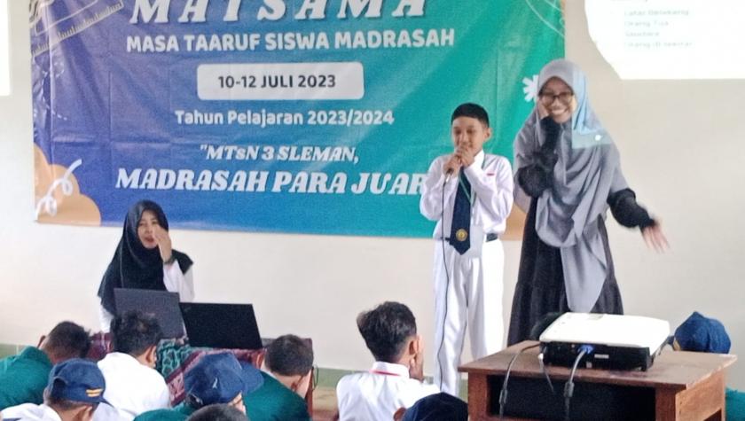 Beri Inspirasi Berprestasi, MATSAMA MTsN 3 Sleman Gelar Sesi Prestasi dan Alumni