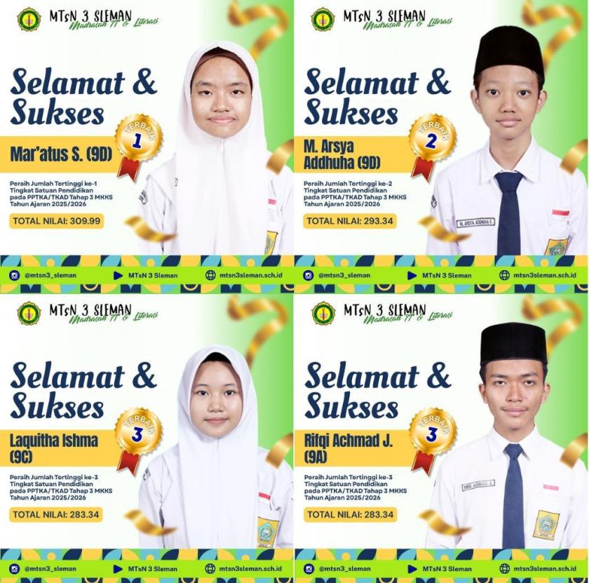 Tanamkan Semangat Berprestasi Pemberian Reward Perolehan PP TKA/D Tahap 3