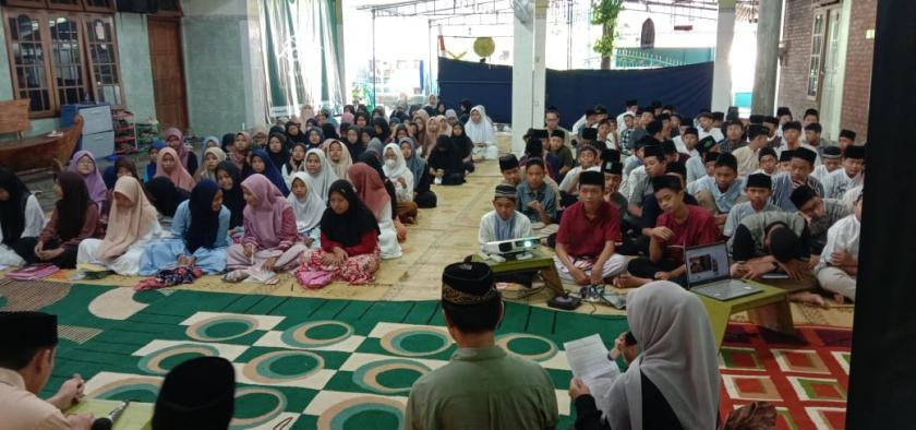 Hari Kedua Nyantri , Siswa MTs Negeri 3 Sleman Tak Surut Semangat