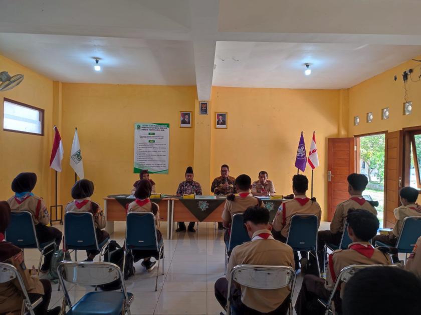 Jalin Kekompakan, Peserta Kemah Madrasah Nasional Lakukan Latihan Perdana