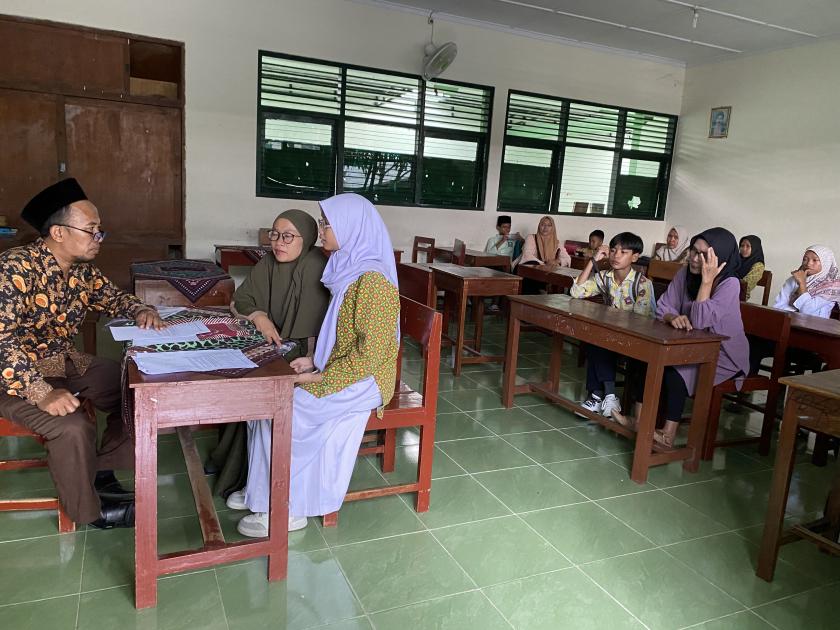Dinyatakan Lolos, Puluhan Peserta PPDB Jalur Prestasi MTs Ngeri 3 Sleman Lakukan Daftar Ulang