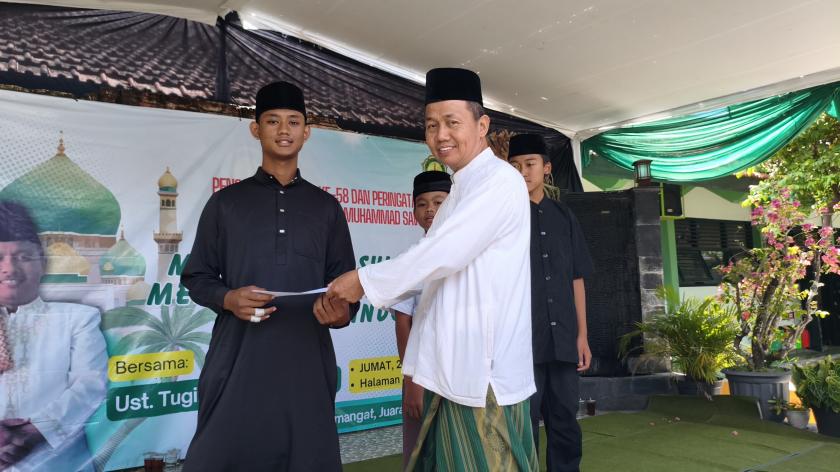 Tim Prestasi MTsN 3 Sleman Umumkan Para Juara Lomba Kemerdekaan
