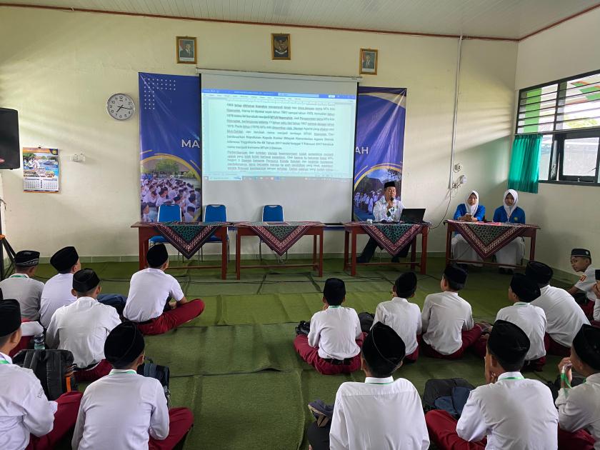Program Matsama MTsN 3 Sleman Kenalkan Murid Baru pada Profil & Sejarah Madrasah