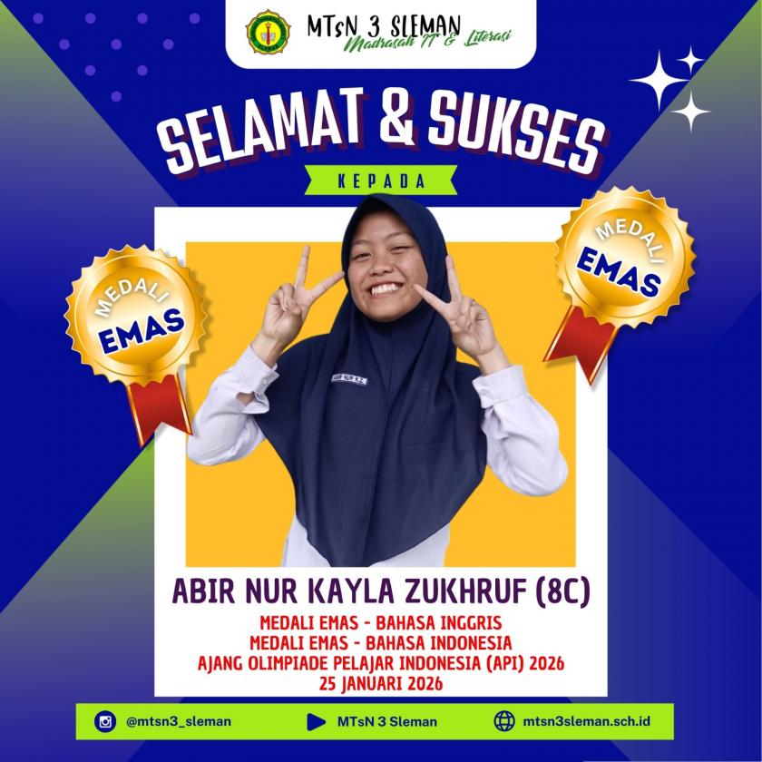 Nama Abir Kembali Mencuat  di Ajang API dengan menggondol Medali Emas