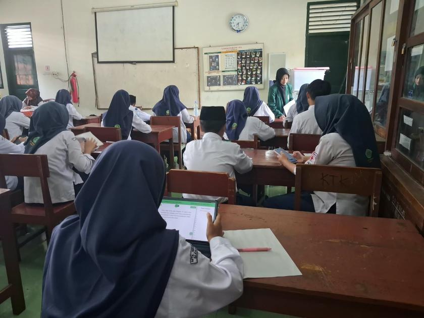 Hari Kedua ASTS Semester 1 MTsN 3 Sleman Berjalan Lancar dan Tertib