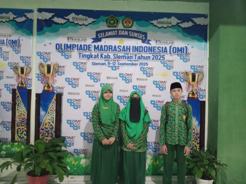 Tenang Menghanyutkan, Delegasi OMI Matematika MTs Negeri 3 Sleman Siap Beraksi