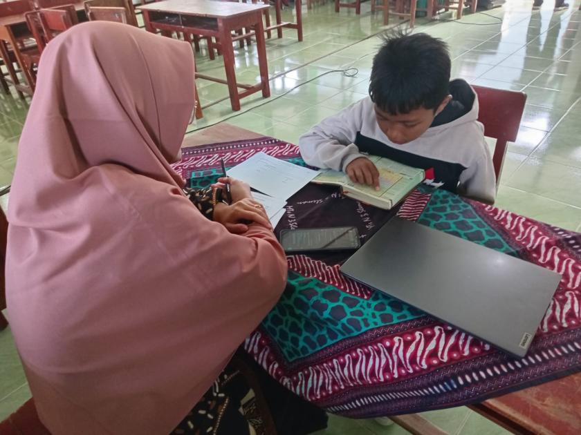 Ratusan Pendaftar SPMB Reguler MTs Negeri 3 Sleman Ikuti Seleksi Baca Alquran