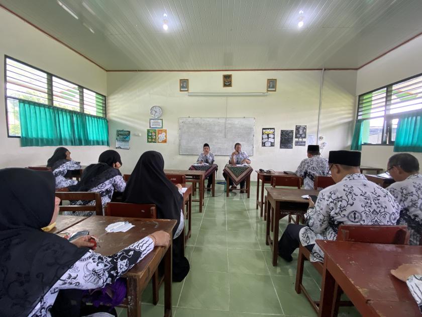 Briefing Rutin MTs Negeri 3 Sleman, Kepala Madrasah: Siapkan Agenda Mendatang dengan Maksimal