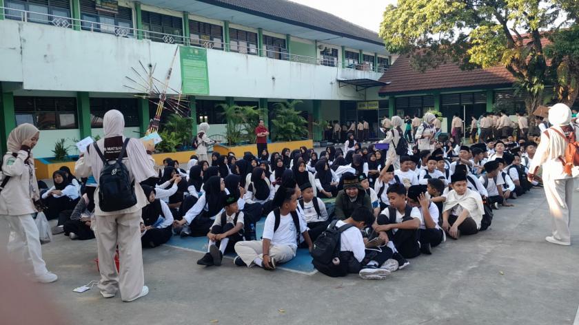 Apel Keberangkatan Outing Class Matamuda MTs Negeri 3 Sleman, 160 Murid Kelas VII Belajar Sejarah, Kebangsaan, dan Moderasi Beragama