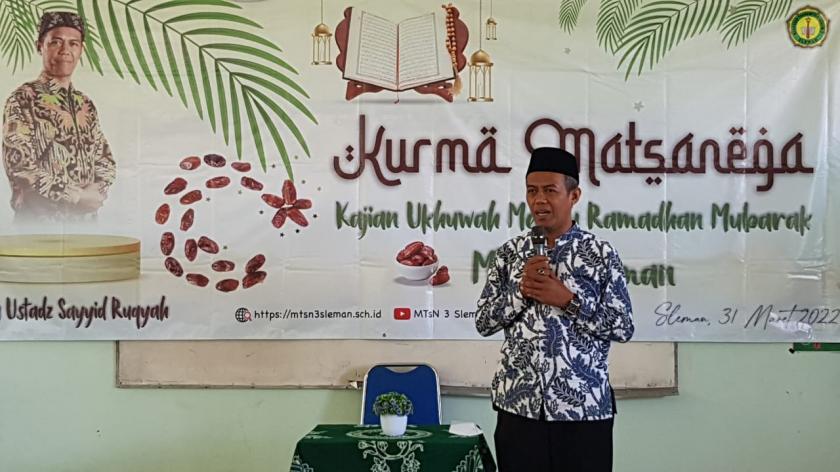 Sambut Ramadan MTsN 3 Sleman Gelar Kurma Matsanega