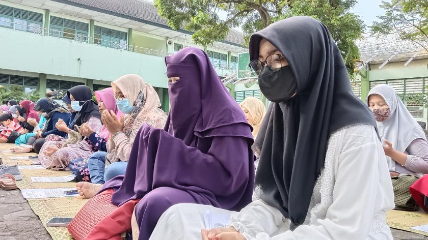 Jemput Kesuksesan AM dan ASPD, MTsN 3 Sleman Langitkan Doa