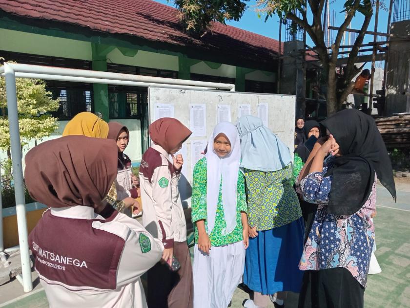 Tanamkan Karakter Disiplin Murid Baru, MTs Negeri 3 Sleman Gelar Screening Ketertiban