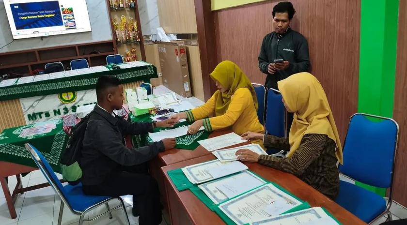 Cap 3 Jari Digelar MTs Negeri 3 Sleman Secara Serentak