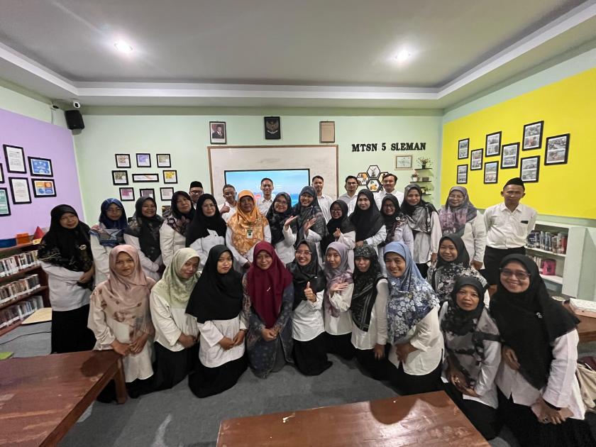 3 Guru Bahasa Indonesia MTsN 3 Sleman Ikuti  Pendampingan Penyusunan RPP Berbasis Pembelajaran Mendalam dan Kurikulum Cinta