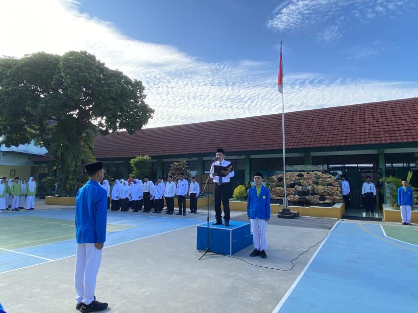 Upacara HAB ke-79 Kemenag MTs Negeri 3 Sleman Berlangsung Khidmat