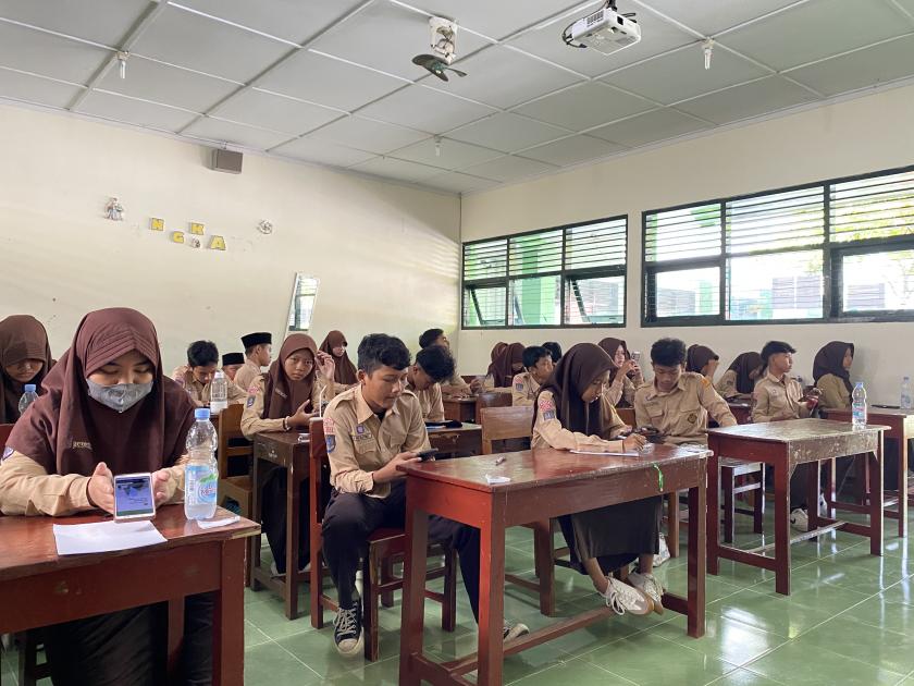 Siswa MTs N 3 Sleman Laksanakan ASAT Hari Ketujuh dengan Tenang