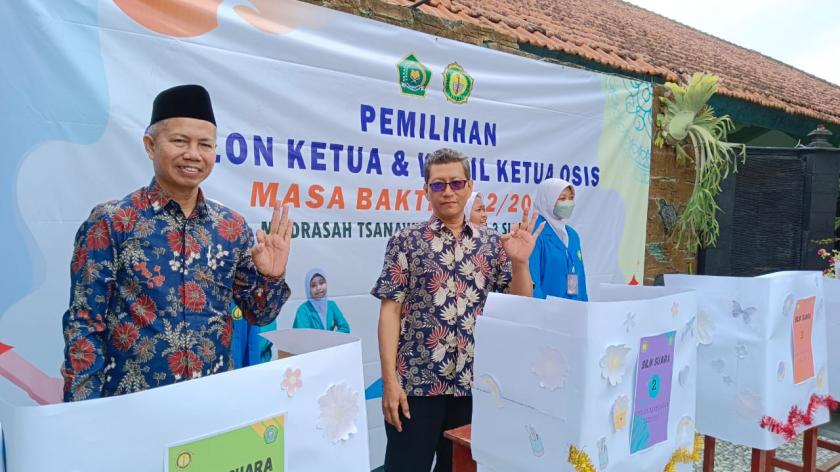 Pemilihan Ketua OSIM MTsN 3 Sleman Didik Siswa Berdemokrasi