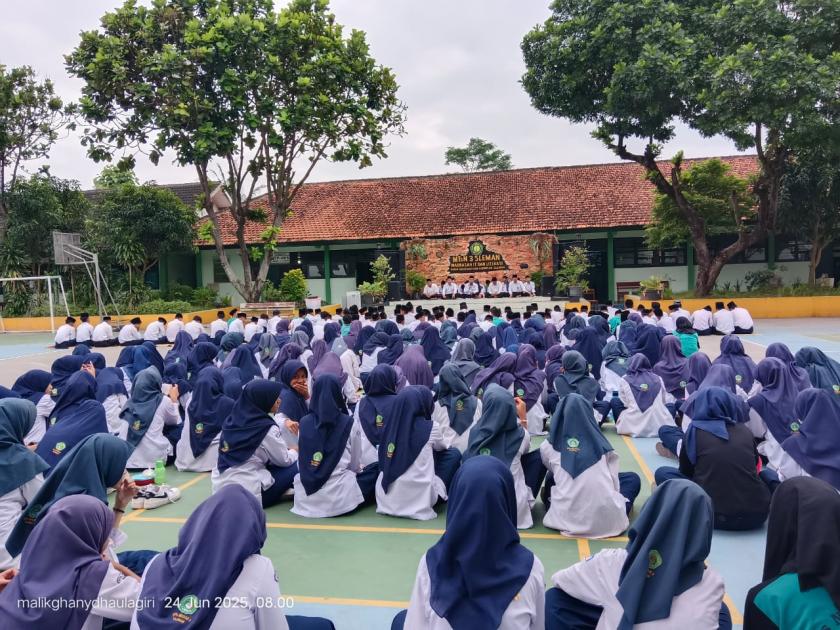Sambut 1 Muharam, MTsN 3 Gelar Mujahadah Bersama