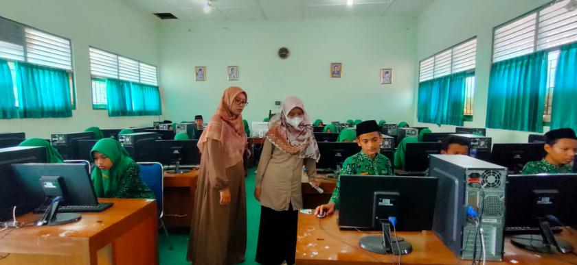 MTsN 3 Sleman Jadi Madrasah Sampling Uji Keterbacaan AKMI 2023