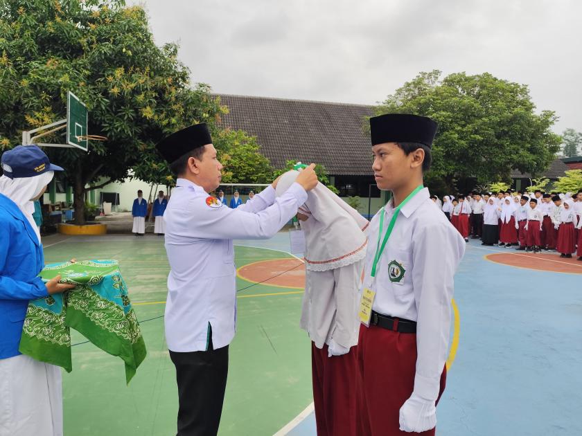 Upacara Pembukaan Matsama 2025, Siswa Baru Resmi Jadi Bagian MTs Negeri 3 Sleman