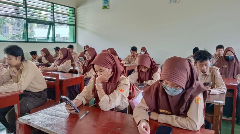 Pelaksanaan ASTS  MTsN 3 Sleman Hari Pertama Berjalan Lancar