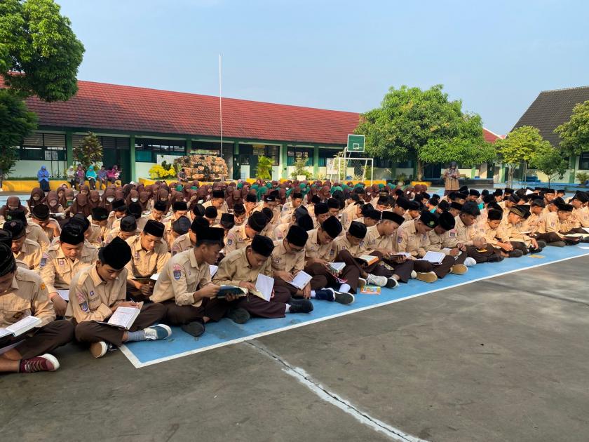 Tingkatkan Budaya Cinta Alquran, MTs Negeri 3 Sleman Gelar Matsanega Bermuroja’ah