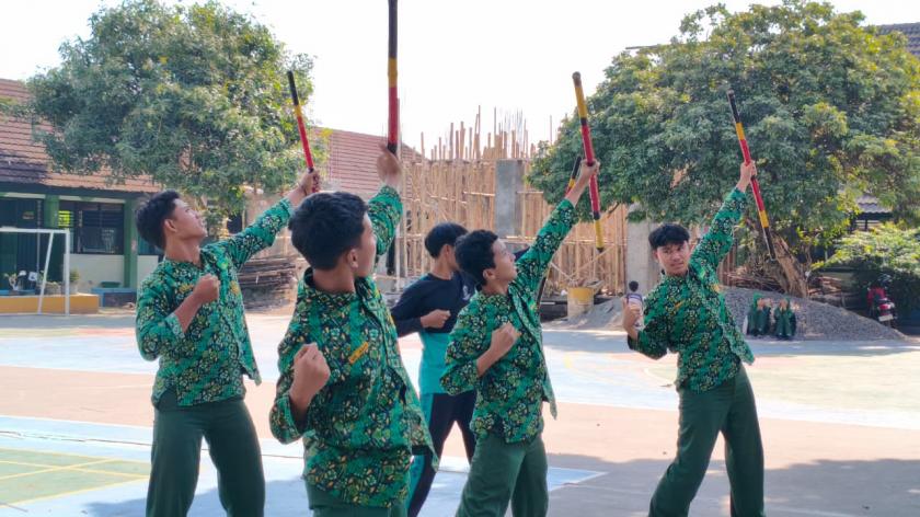 Totalitas Pramuka MTsN 3 Sleman, Latihan Tari Gandewa demi Target Juara di LT II