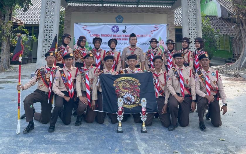 Regu Antaboga dan Regu Nagapuspa MTs Negeri 3 Sleman Raih Predikat Regu Berprestasi Tinggi pada LT II Tahun 2026