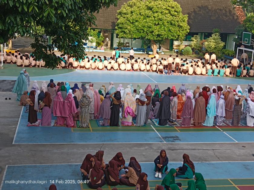 MTsN 3 Sleman Konsisten Lakukan Pembiasaan Salat Duha