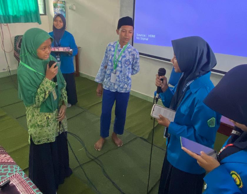 Sesi Ice Breaking OSIS Matsanega Bakar Semangat Peserta Matsama