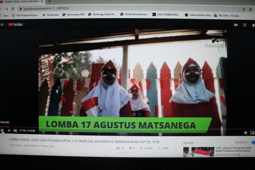 MTsN 3 Sleman Meriahkan Perayaan Kemerdekaan RI