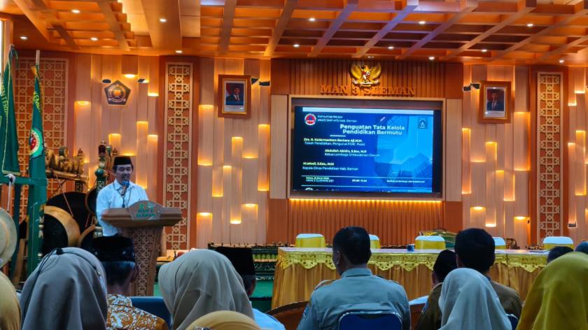 Kolaborasi MKKS SMP-MTs, Kepala MTs N 3 Sleman Hadiri Forum Komunitas Belajar