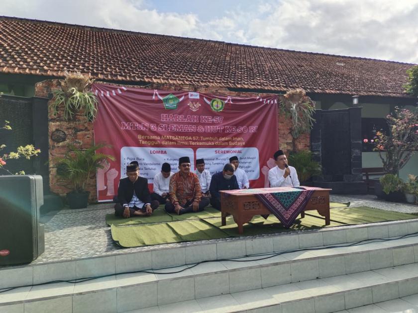 Puncak Peringatan Milad MTs Negeri 3 Sleman Berlangsung Khidmat