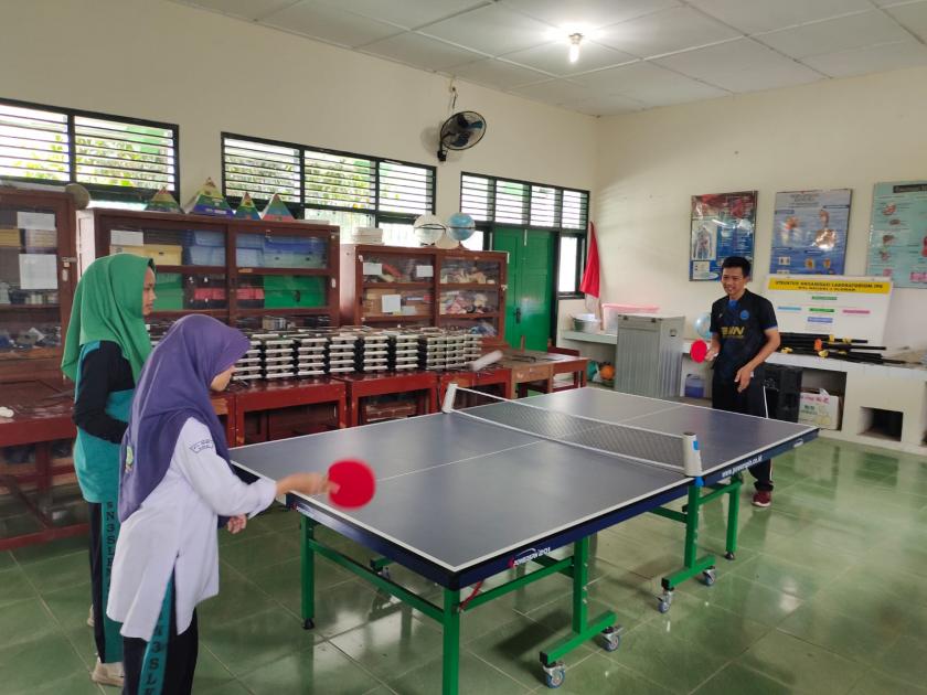 Targetkan Juara PKM Tingkat Provinsi, Tenis Meja MTs Negeri 3 Sleman Gencar Berlatih