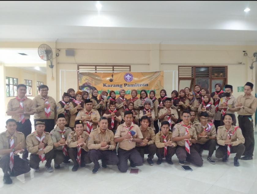 Pembina Pramuka MTsN 3 Sleman Ikuti Karang Pamitran Kwarran Ngemplak