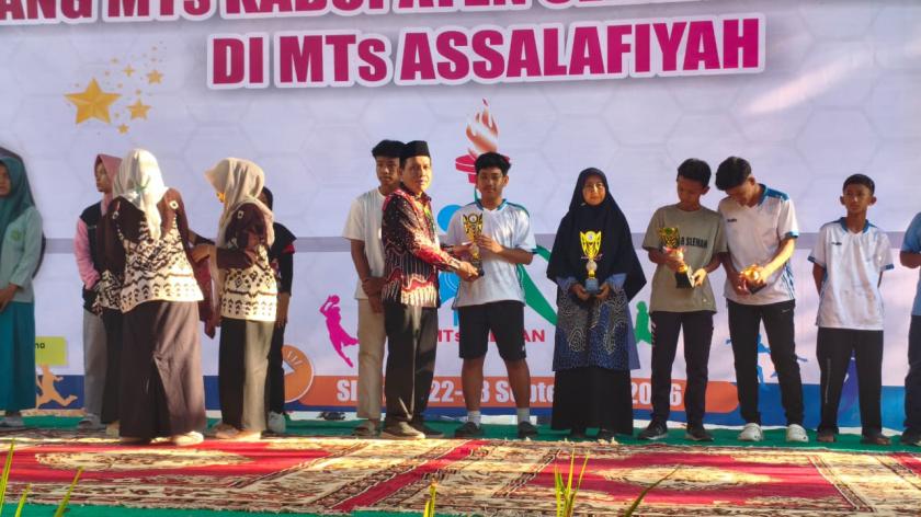 Bima, Siswa MTsN 3 Sleman Sabet Juara 3 Bulu Tangkis Tunggal Putra pada PKM Kabupaten Sleman