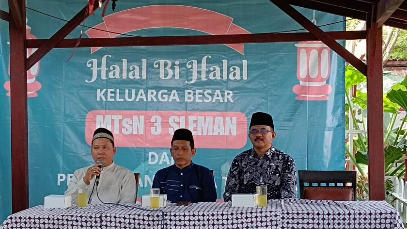 Tingkatkan Iman dan Takwa, MTsN 3 Sleman Helat Pengajian Syawalan